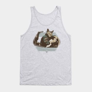 Tom Cat "Meow-verick" Tank Top